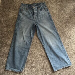 American Eagle size 14 wide leg jeans